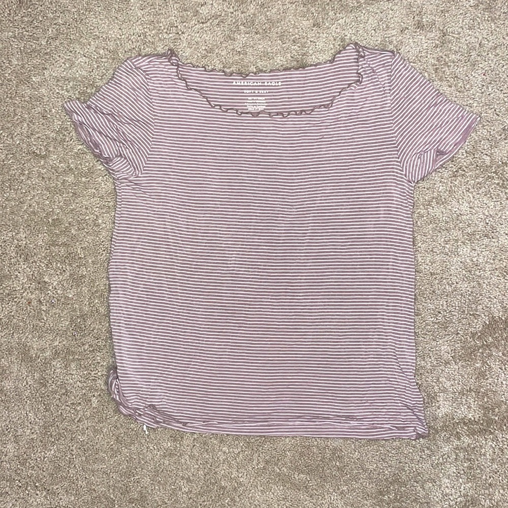 American Eagle Stripped Top